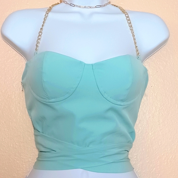 Mint Bralette Top♡ - Picture 3 of 5